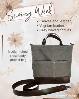 Last Week's Make 🤎

is a rugged, everyday project bag with durable grey canvas, and rich hand-dyed vegetable tan leather.

There's something satisfying about watching each piece come together...from  fabric design, leather dyeing, sewing to a functional beautiful bag. 😍 

Blender fabric is available in my Spoonflower  Shop. Link in Bio.

This page is SOLD, keep posted...more on the way!